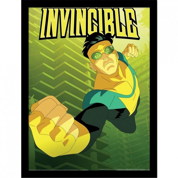 Invincible Fly Punch Framed Poster