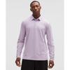 Evolution Long Sleeve Polo Shirt Heathered Faint Lavender