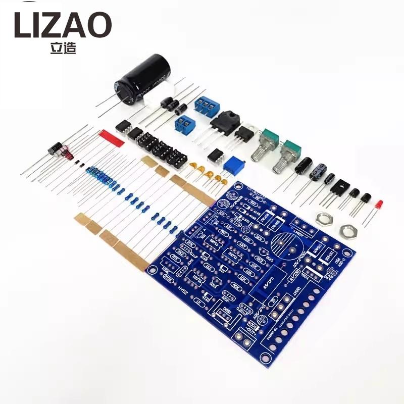 Adjustable 1-11V 1mA-1A DC Regulated Power Supply Kit, Laboratory Power with Short-Circuit & Current Limiting Protection
