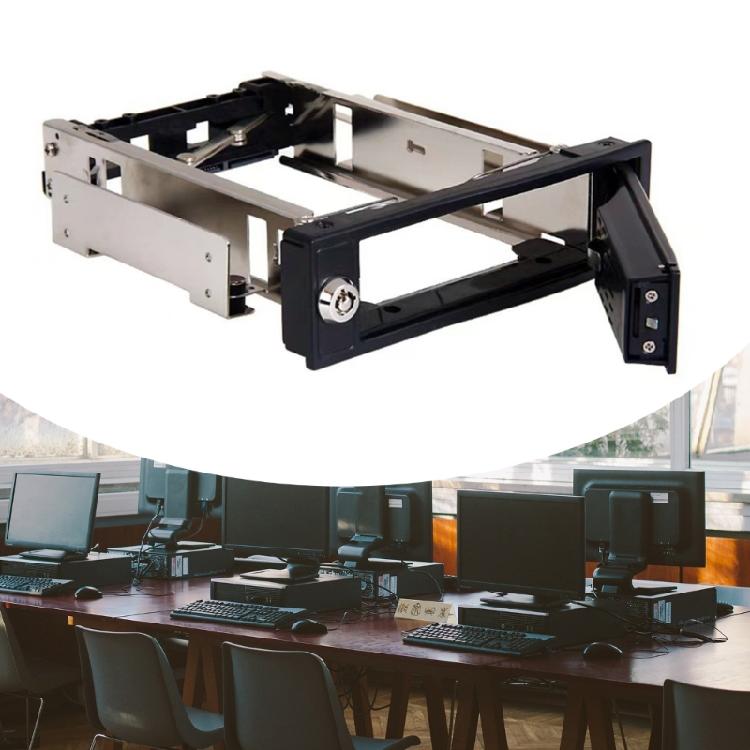 5,25 Zoll Trayless Hot-Swap Mobiles Rack 3,5 Zoll Interne Festplatte SSDs Adapter Hot-Swap Mobiles Rack Festplatten-Schacht Käfig