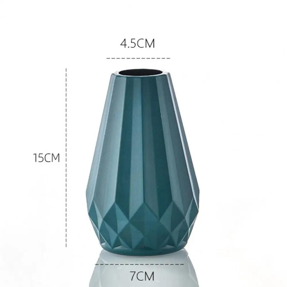 Flower Vase Flower Container Stylish Nordic Geometric Flower Vase Modern Home Decoration with Smooth Surface for Room Flower