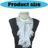 Gothic Flouncing Collar With Layered Ruffle Comfortable Cotton For Women Fashion Elegant Lapel