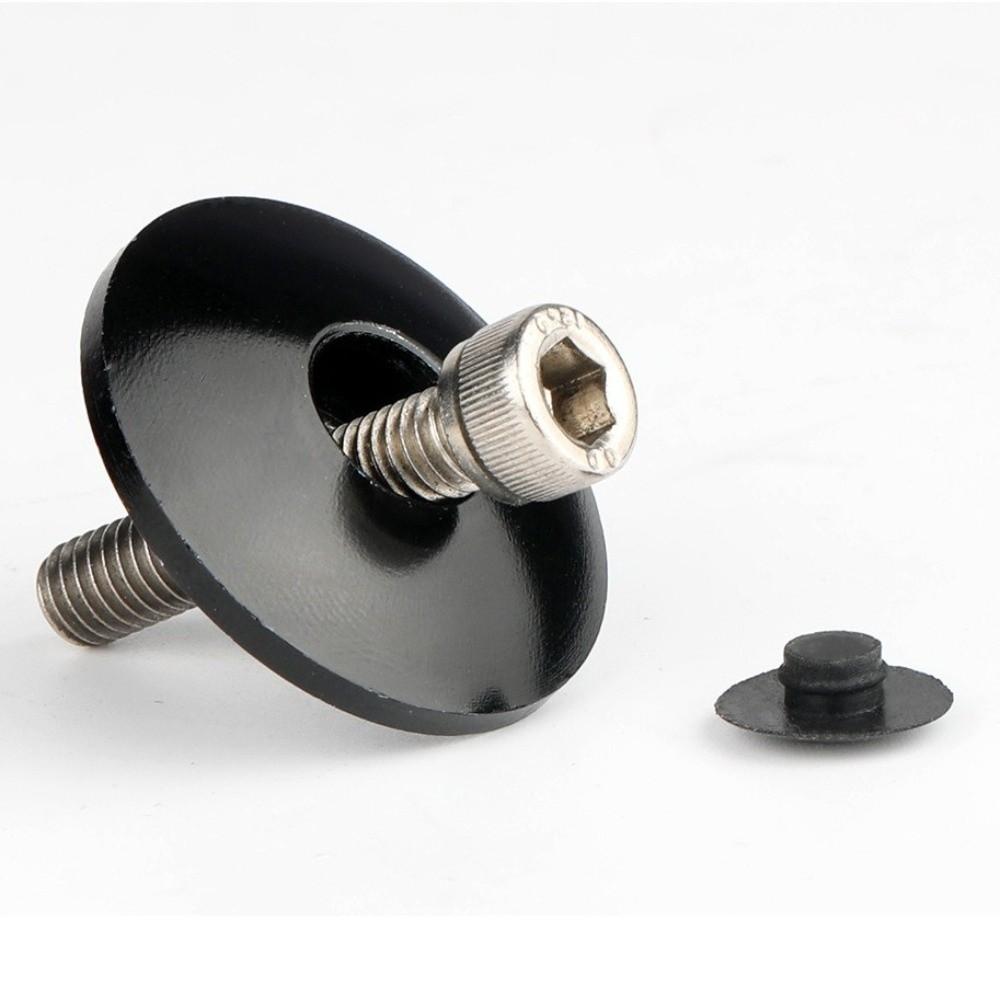 10pcs Black Stem Top Cover Dustproof Bike Headset Screw Cover Parts Bowl Set Cover Cycling Parts