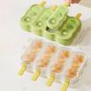 Plastic Sorbet Mold Non-stick Ice Lolly Maker Cute Ice Candy Mold  Cheese
