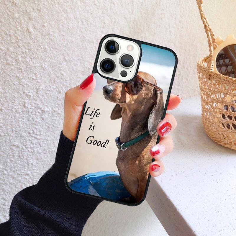 

Dachshund Doberman Dog Phone Case for iPhone 17 Air 16 PRO MAX 15 14 PLUS 12 11 13 Back Cover Fundas Shell coque iPhone 16pro