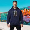 3D Print Skull Men's Sweatshirt Autumn Men's Hoodies Tops Trendy Versatile O-Neck Men's Long Sleeve Retro Fashion Men's Clothing