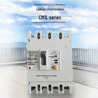 CM1L Three-Phase 250A/400A Leakage Circuit Breaker with High-Power Electric Shock Protection