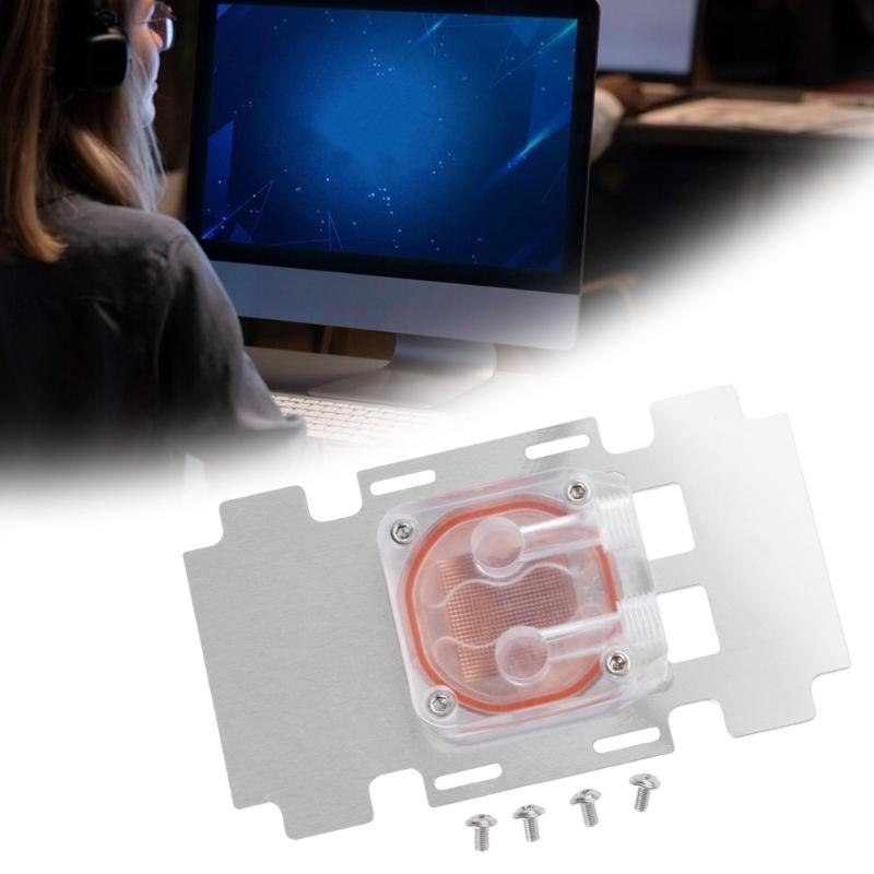 High Performances Water Cooling Block For V100 P100 A100 32G SXM2 GPU With Double Channel Coppers Base