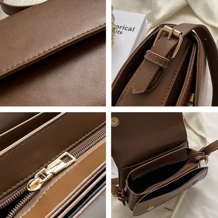 New simple shoulder messenger bag retro small square bag