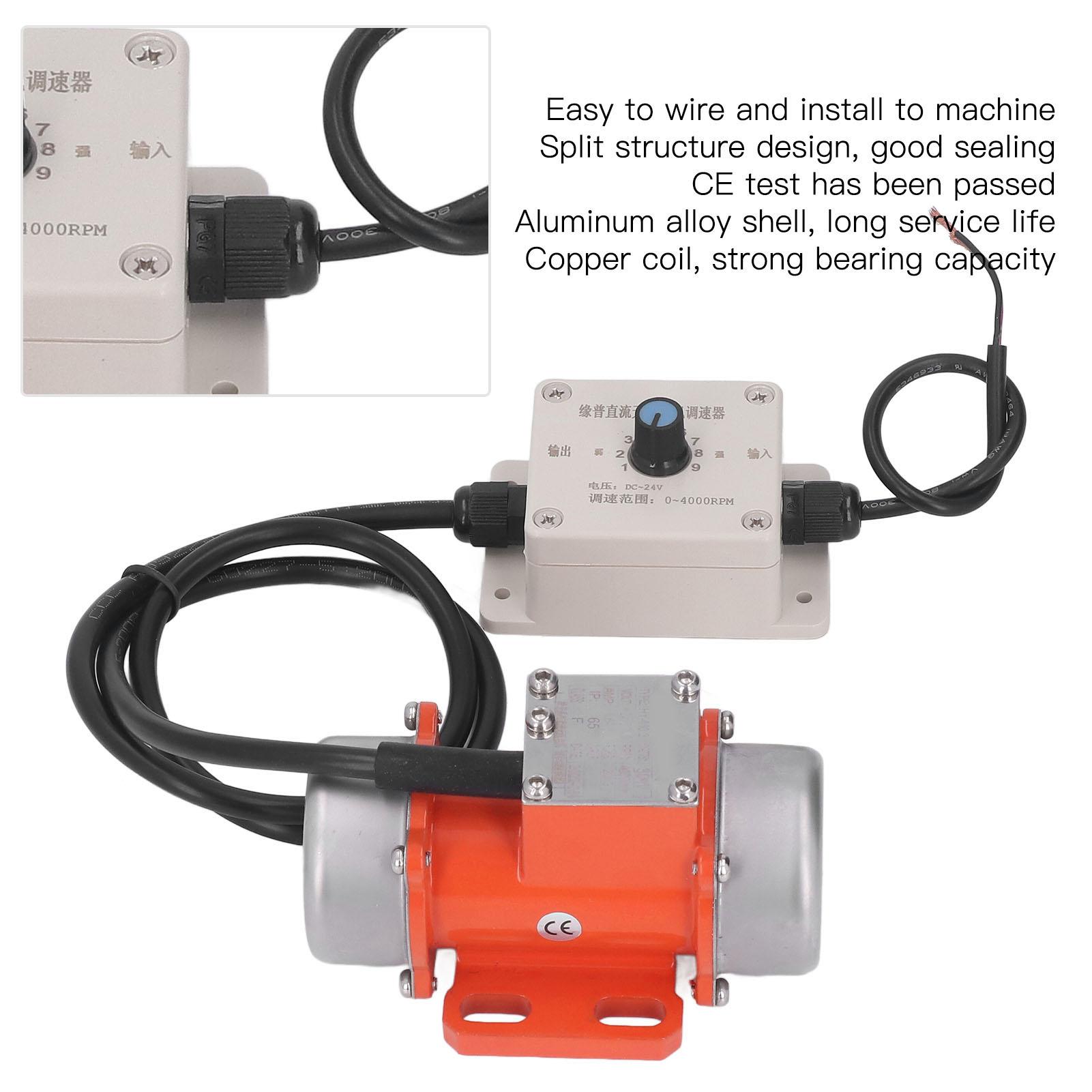 30W 4000RPM Electric Vibrating Motor Adjustable