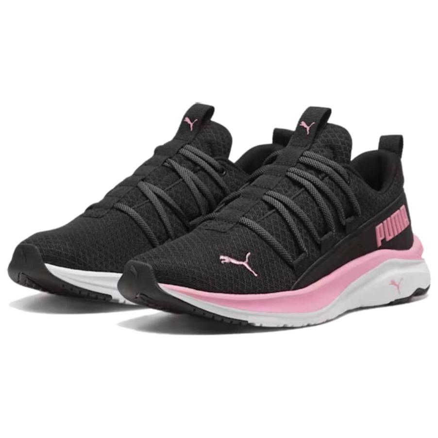 New PUMA Softride Abrasion Resistant Low Top Casual Running Shoes Women's Black 377672-14