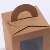 WTEMPO Clear Window Handle Gift Boxes DIY Graffitiable Foldable Paper Storage Boxes for Christmas Birthday Wedding Party Favors