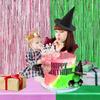 Witch Party Supplies Crown Witch Hat Pink Green Mini Balls Cake Topper Halloween Cake Decoration Balls for Birthday Cake Decor