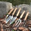 11-teiliges Set Professionelles Garten-Handwerkzeug-Set Ergonomischer Griff Handgehaltenes Gartenspaten-Set Rostbeständiger Rechen Schwerlast-Erdschaufel