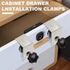 2/4PCS Woodworking Jig Cabinet Tool Home Furniture Steel Drawer Front Installation Clamps Drawer Panel Clips Carpentry Tools