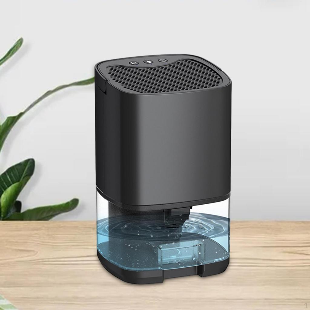 Air Dehumidifier Portable Auto Shut Off Compact Quiet Moisture Absorbers for