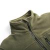 Men's Tactical Fleece Jacket: Stand-up Collar, Warm for Outdoor Sports, Autumn/Winter Mountaineering.