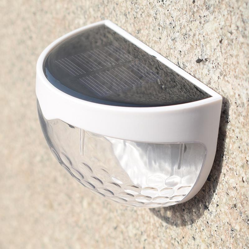 Led Solar Fence Lights Outdoor Waterproof Wall Lights Corrugated Lights For Fence Terrace Garden Path Decorative Lights