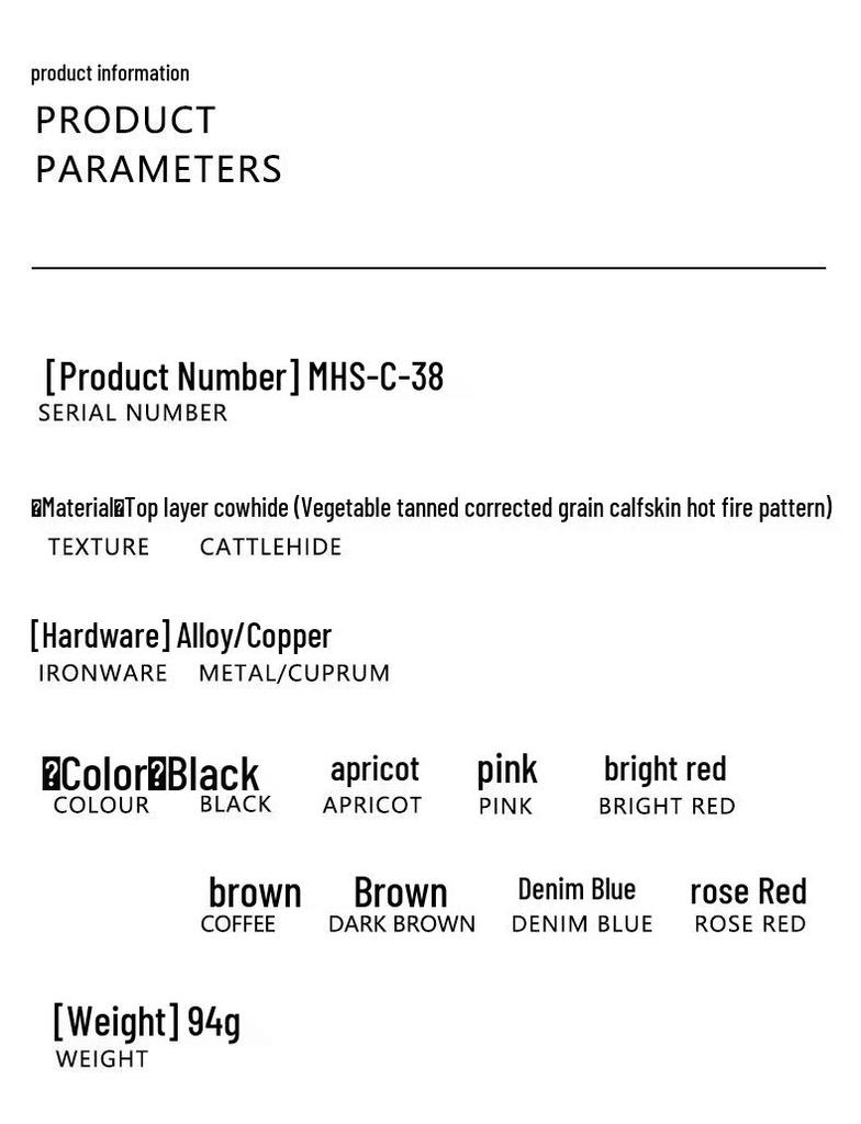 MHS-C-38 Adjustable Three-Speed Brown Women's Underarm Bag with Rivet Shoulder Strap, 26 Wash Bag Transformation.