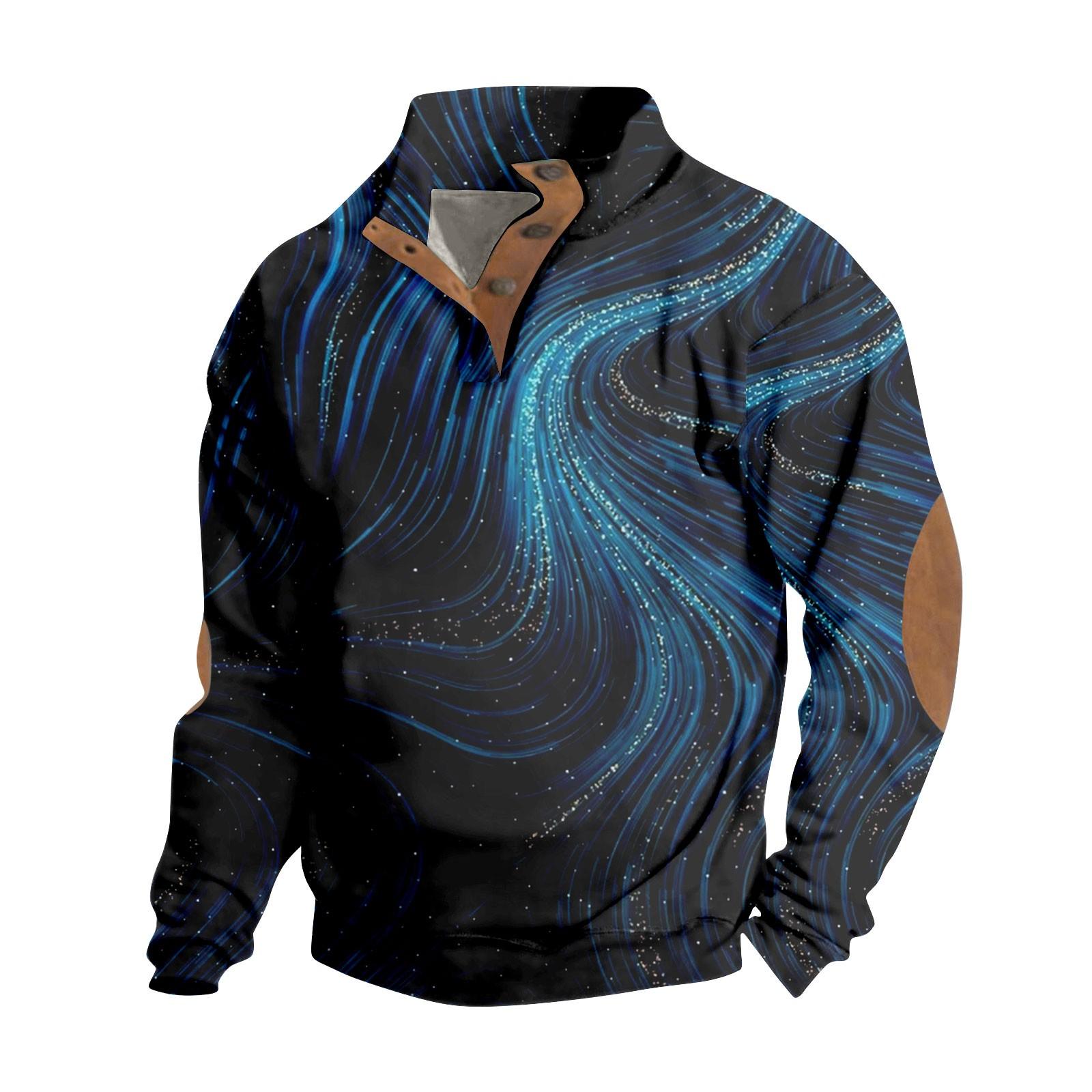 

Весенне-осенняя мужская толстовка с воротником-стойкой на открытом воздухе, повседневные свитера, топы XXL тёмно-синий