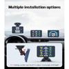 P16 LCD Gauge OBD2 Head Up Display Turbo Boost Oil Pressure Oil Temperature Fuel Consumption Car Speed Gauge
