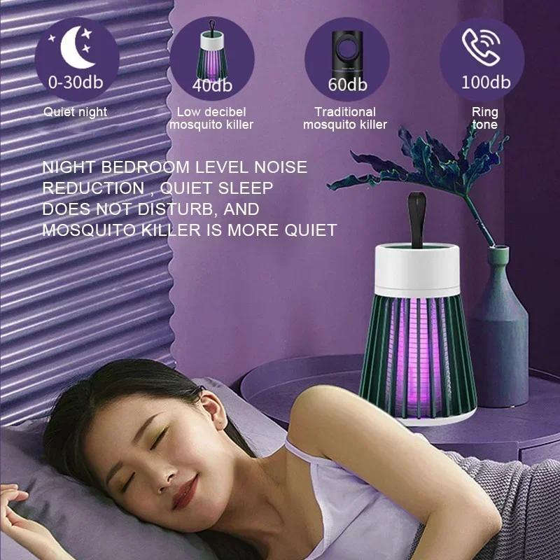 UV Mosquito Lamp USB Charge Anti Mosquito Lamp Pest Control Lamp(No Battery)
