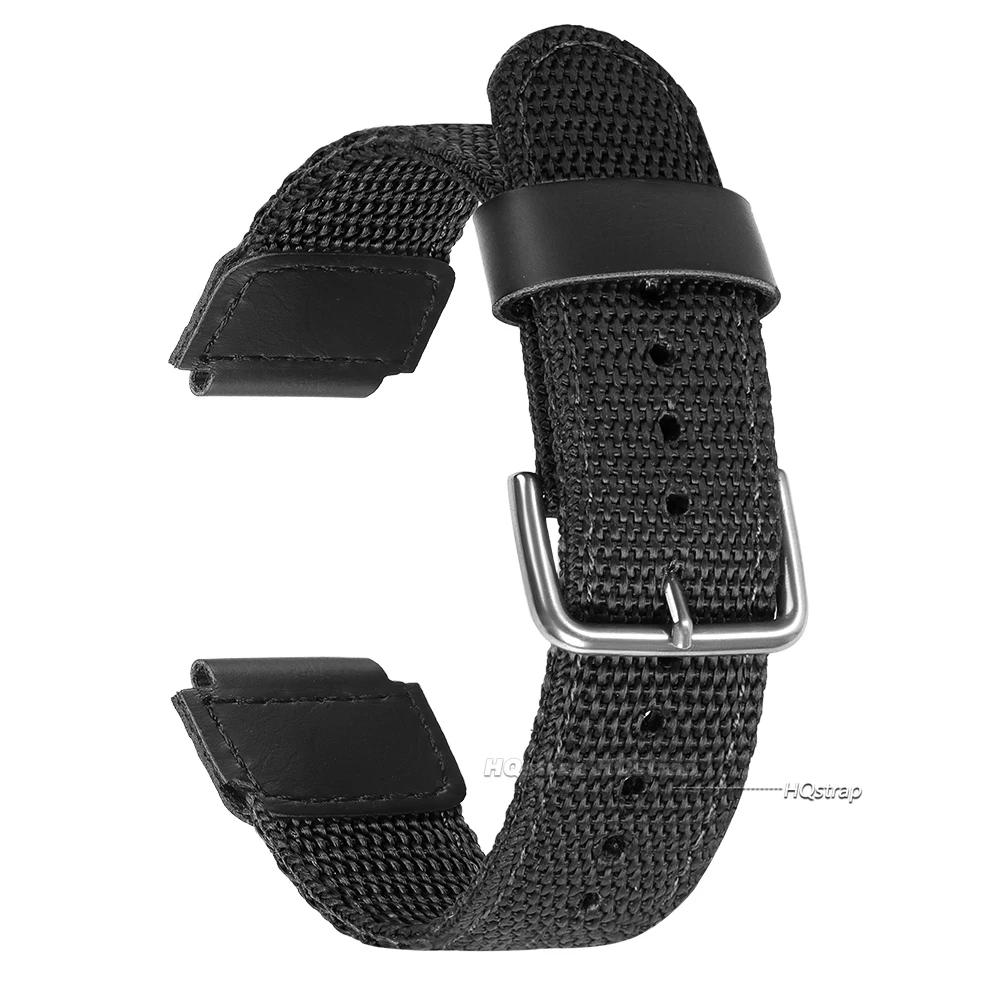 

18mm Nylon Canvas Watchband for Casio W800H Sport Wristband for AE-1200WH/SGW-300/AQ-S810W F91W MRW-200H Replacement Bracelet 18mm