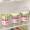 Leakproof Fruit Drain Cup Dopamine Food Container Portable Salad Cup  School