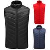 Heating Waistcoat Stand Collar Firm Hemming Comfortable Warming Rechargeable Electric Heating Vest
