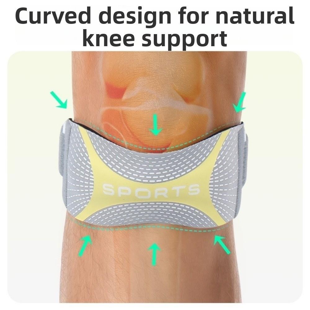 Breathable Patellar Support Strap Sweat-Wicking Sport Knee Wrap Knee Protection Strap Basketball