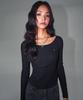 AVANDRESS Stretch Round Top_5Colors