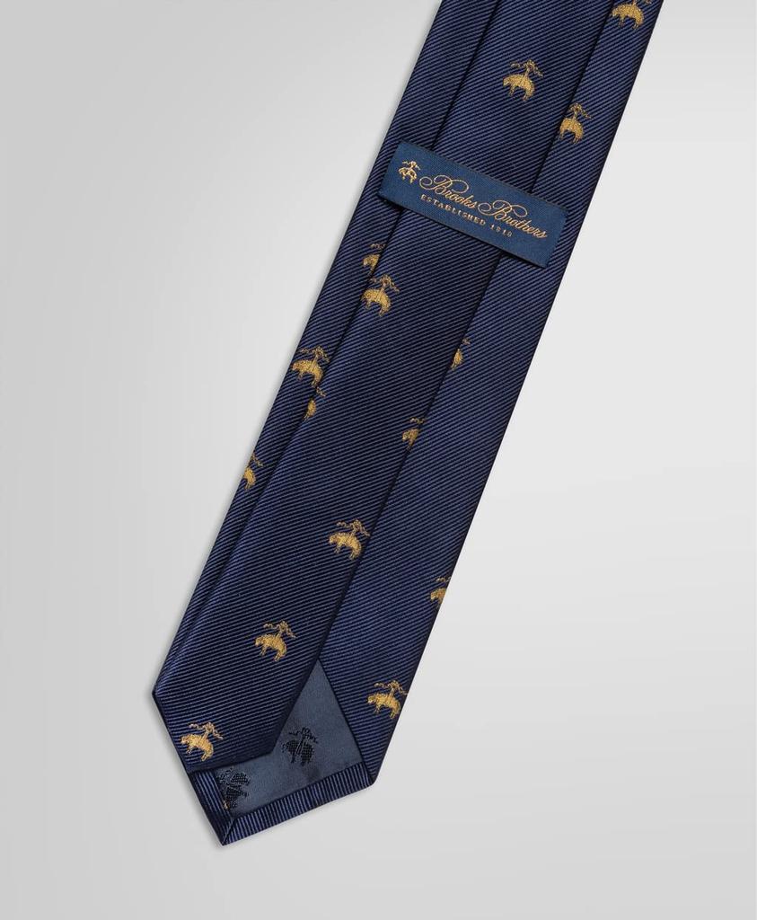 Brooks Brothers GF Jacquard Rep Tie 100190144 Navy One Size