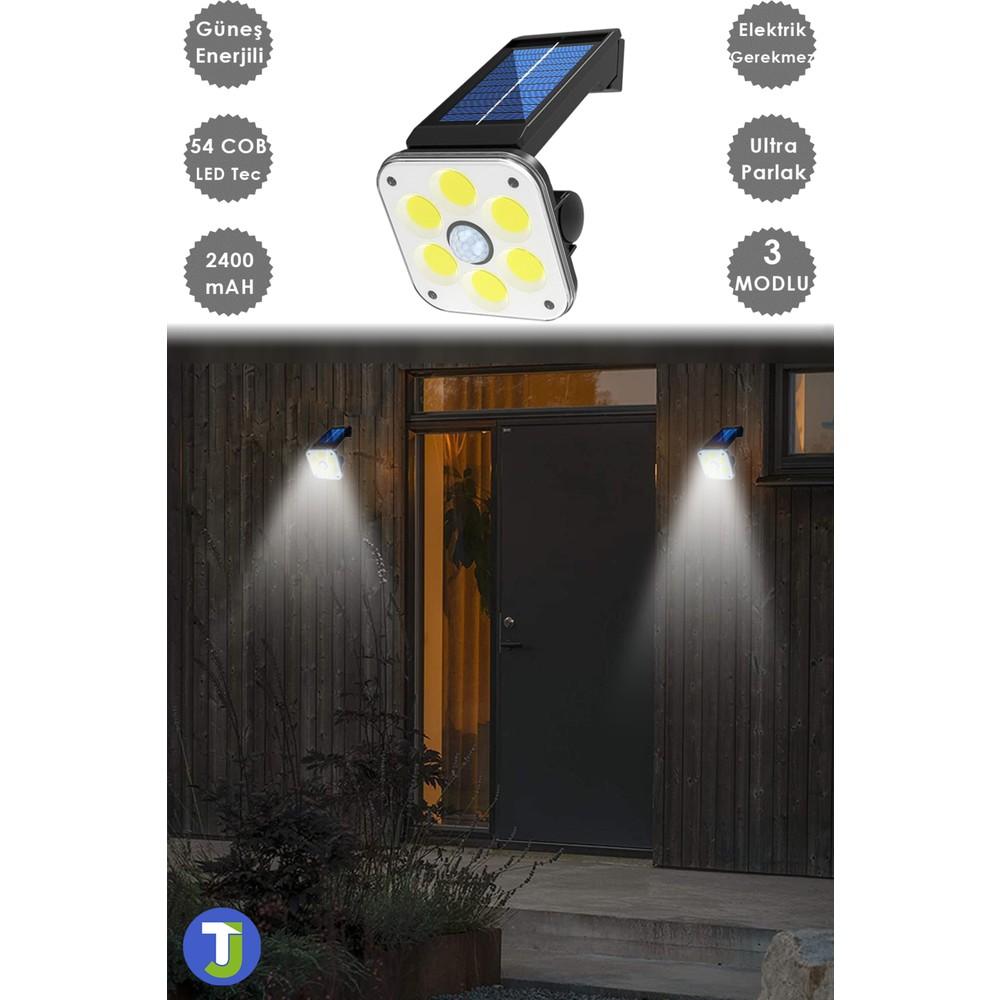 

Technojet 54 Cob Led Солнечная садовая лампа на солнечной энергии с датчиком движения