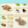 Cute Plush Animal Pillow Soft Toy Collection Featuring Adorable Dog Dinosaur For Kids