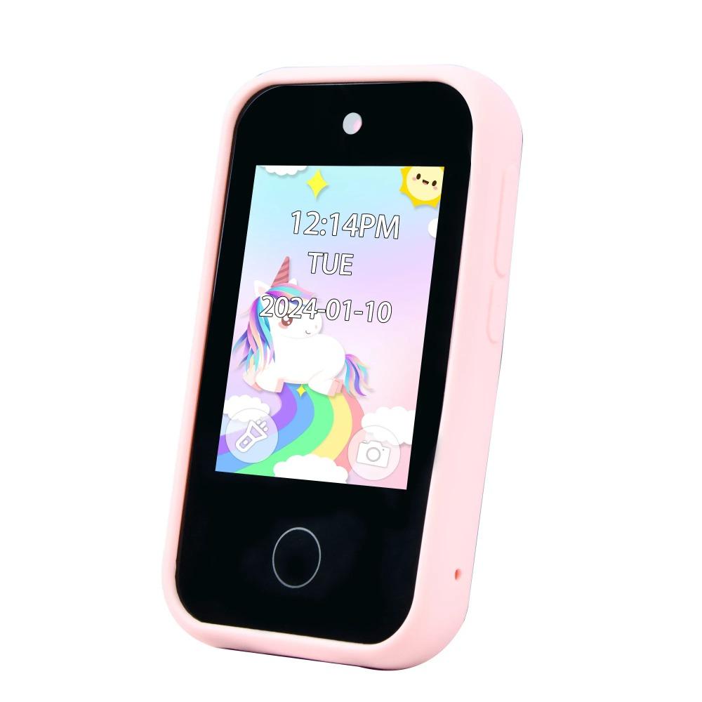 Telefono per Bambini Giocattoli Educativi Lettore Musicale MP3 Giochi Giocattolo Musicale Culla per Bebè Giocattoli con Fotocamera Selfie per Bambini Regali di Compleanno