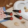 4 Ladybug Hair Clips, Red Hair Clips, Animal-Shaped Hair Accessories for and Women, Hair Ornaments, Insect Hair Clips, Back-to-School Hairstyles