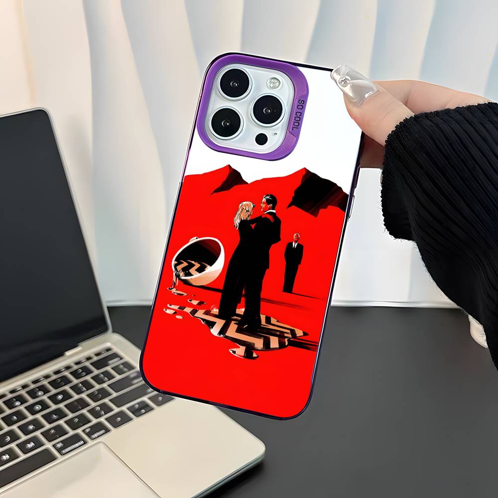 

Twin Peaks Fire Walk With Me For Purple Candy Matte Cover iPhone 17,16,15,14,13,12,11,Mini,Pro,E,SE4,XS,MAX iPhone17
