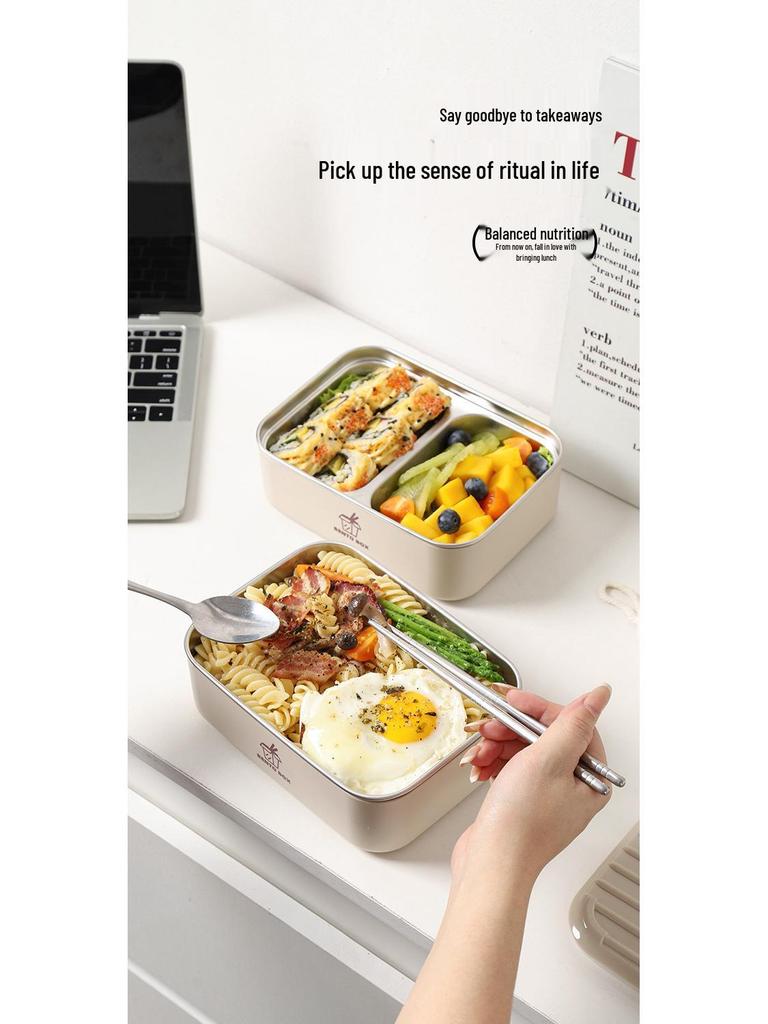 Large Capacity Microwaveable Stainless Steel Bento Lunch Box with Free Shipping