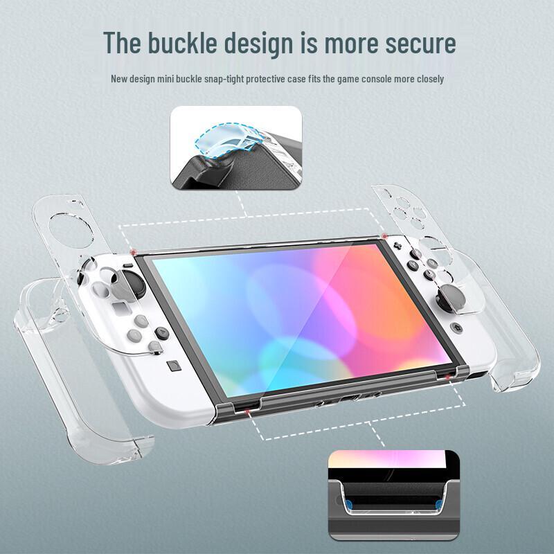 BIAZE Nintendo Switch OLED Transparent Hard Case
