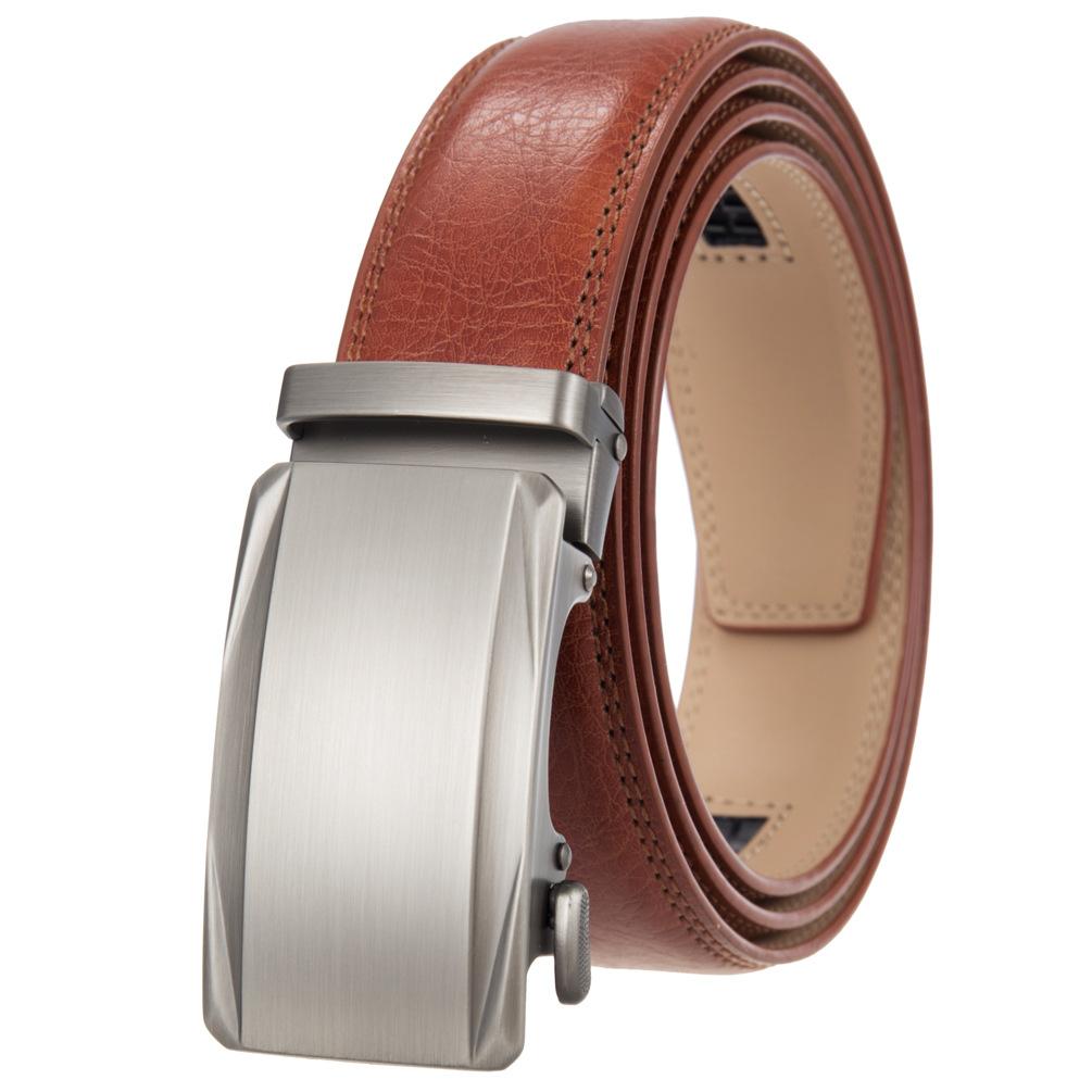 1Pcs Automatic Buckle Belt, Casual Belt, Men'S Korean Version Trendy Belt Ly36-35349-1