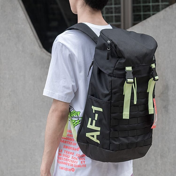 Nike Polyester Backpack Regular Unisex Black BA5731-013