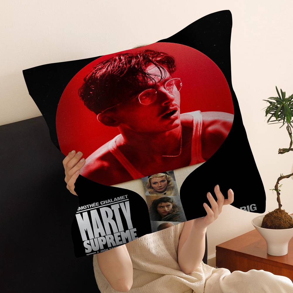 Movie M-Marty Supreme Pillow Gifts Home Office Furnishings Bedroom Sofa Car Cushion Cover Case 45X45Cm