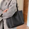 2026 Versatile Commuter Shoulder Bag - High-End Large Capacity with Rivets