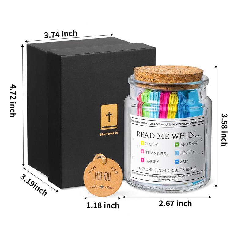 Bible Verses in a Jar Christian Gifts Pious Prayers New Product