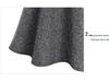 Plus Size A-Line Woolen Skirt - Autumn/Winter, Hip-Wrapped, All-Match, 200 Lbs, 60cm Length
