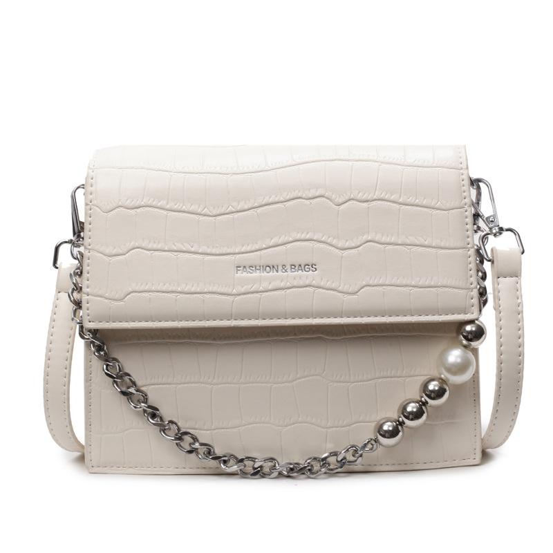 Fashion Hot-selling High-end Stone Pattern Temperament Portable Small Square Bag Versatile Women's Commuter Style Casual Messenger Bag Bag