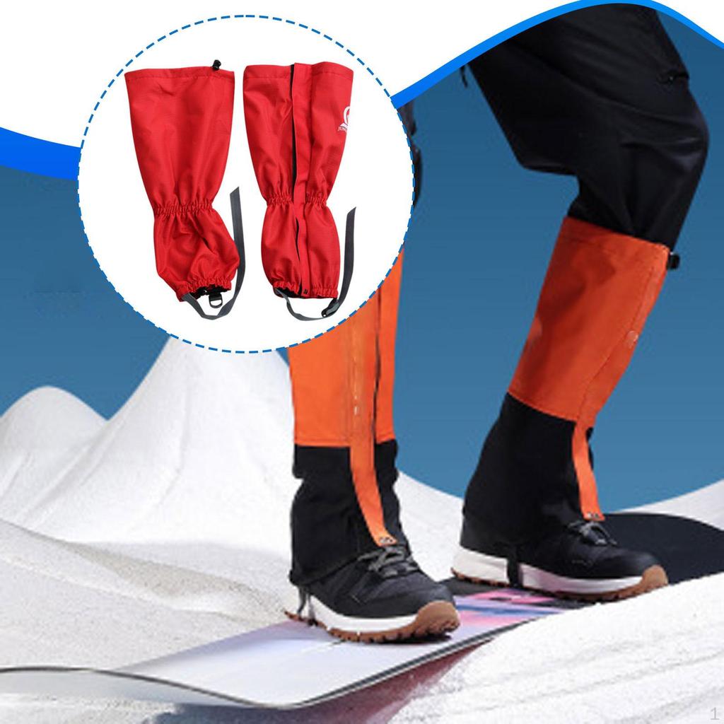 Snow Leg Gaiters Men Women Protective for Outdoor Adventures Hiking Climbing