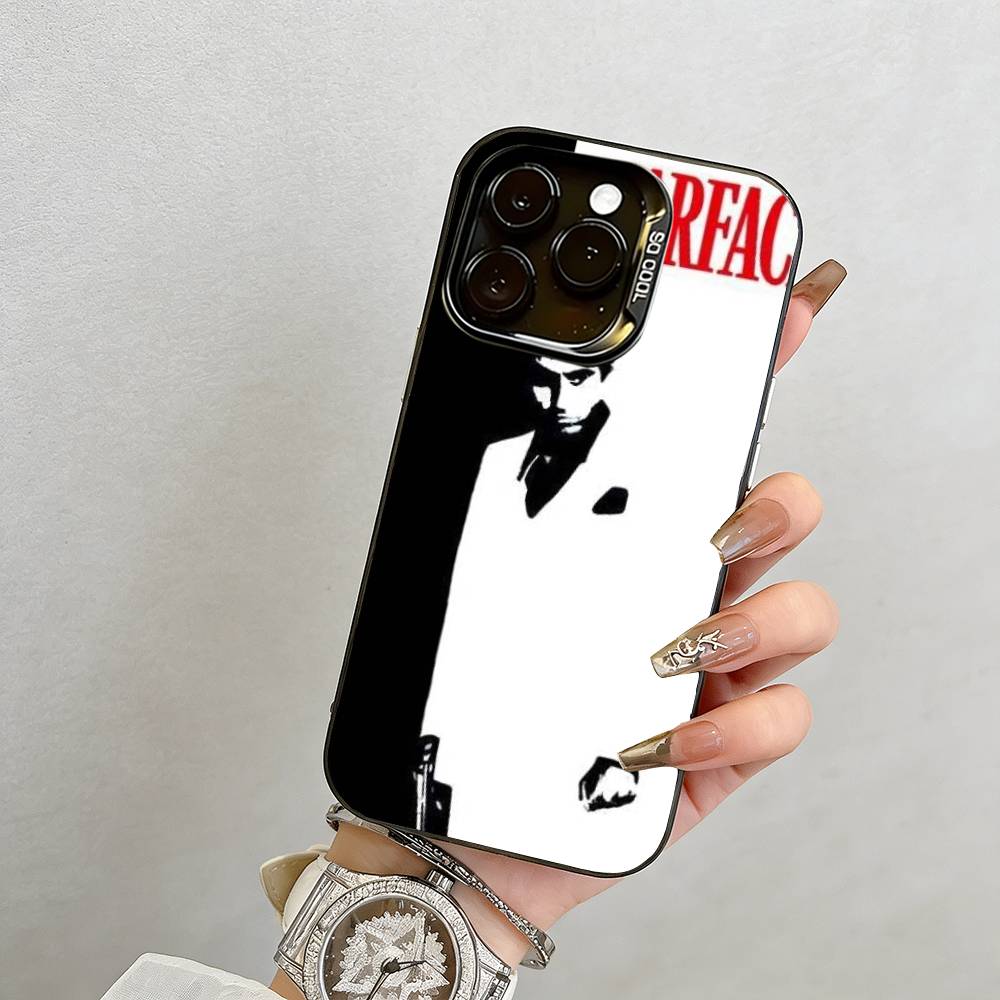 

Michael Corleone Phone Case For iPhone 17,16,15,14,13,12,11 Plus,Pro Max,XS,Colorful Silver Phone case Funda Cover iPhone14Plus