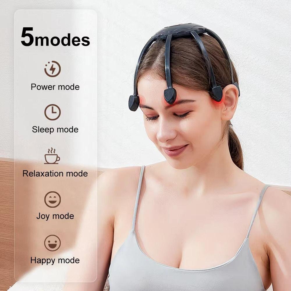 Head-mounted Octopus Head Massage  for Relief Head Fatigue Improve Sleep Relaxation