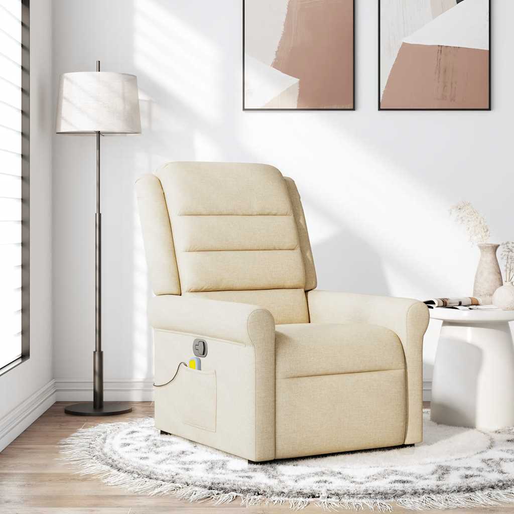 Massage Chair Cream Fabric